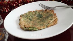 茼蒿蛋饼