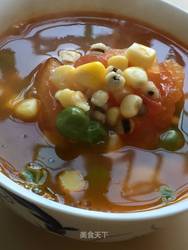 彩色蔬菜汤