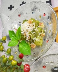 CoCoLc的私菜食谱经－－绿石沙拉【扁桃仁罗勒青酱版】