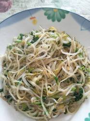 香菜炒豆芽