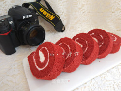 #第四届烘焙大赛暨是爱吃节#红丝绒蛋糕卷