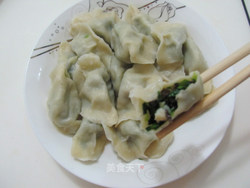 口味清淡的油菜虾仁水饺