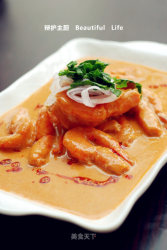 泰式红咖喱虾--浓浓南国风情