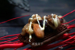 #第四届烘焙大赛暨是爱吃节#焦糖坚果可可酥饼