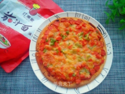 红果家菜谱之番茄芝士披萨