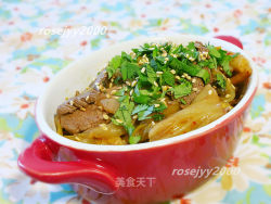 韩式泡菜炒牛肉