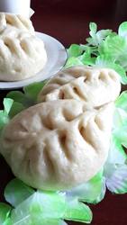 芹菜鲜肉麦穗包