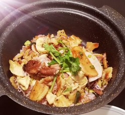 米饭炒饼