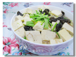 儿童补钙——虾皮豆腐汤
