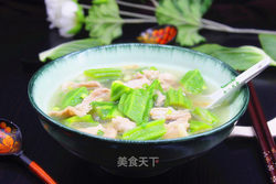 丝瓜肉片汤