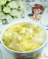 白菜木耳鸡蛋汤