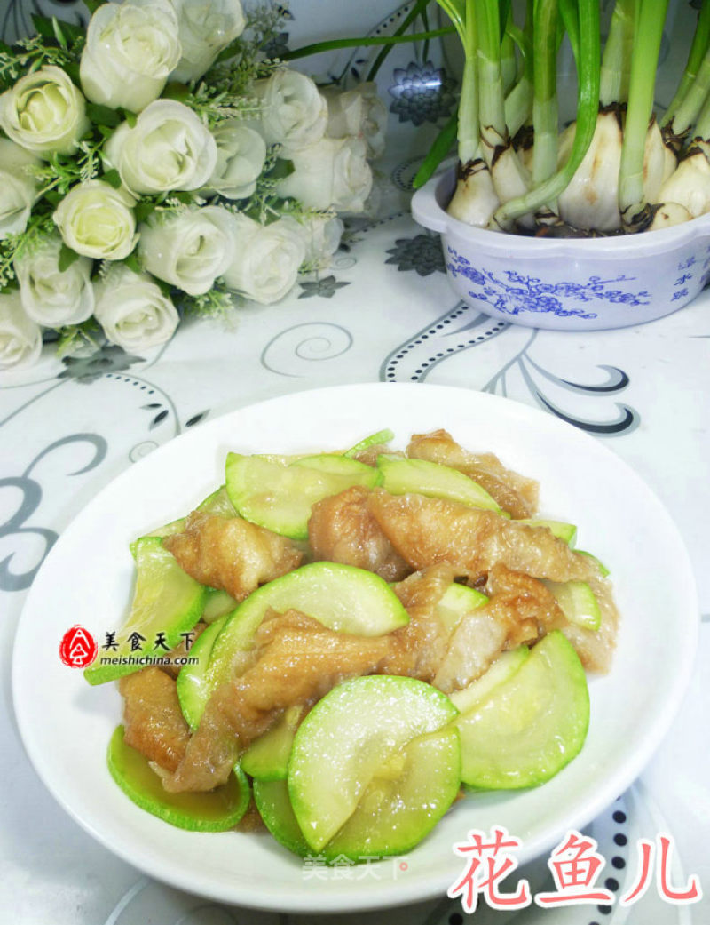 油条炒西葫芦