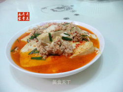 虾仁肉末豆腐
