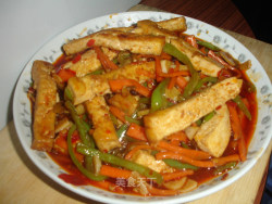 又一道鱼香口儿的菜——鱼香豆腐条