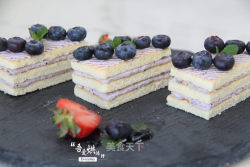 优雅高贵的——蓝莓蛋糕