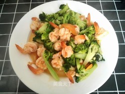 西兰花炒虾仁