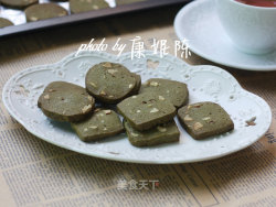 抹茶杏仁饼干