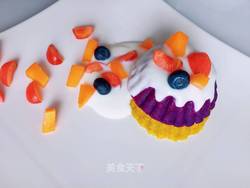 紫薯酸奶慕斯