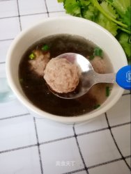 牛肉丸紫菜汤