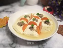 肉末蒸豆腐