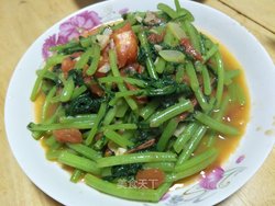 茼蒿炒番茄