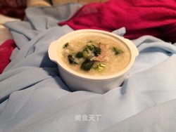 猪肝菠菜粥