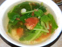 西红柿青菜汤