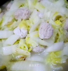 肉丸白菜汤