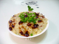 红枣肉泥糯米饭