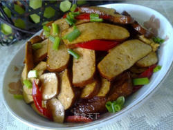 葱油香干