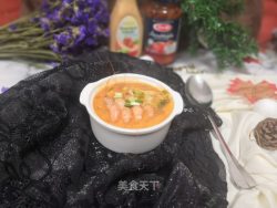 金针菇西红柿虾汤