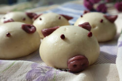 【萌小猪】紫薯小猪