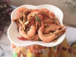 红椒炒鲜虾