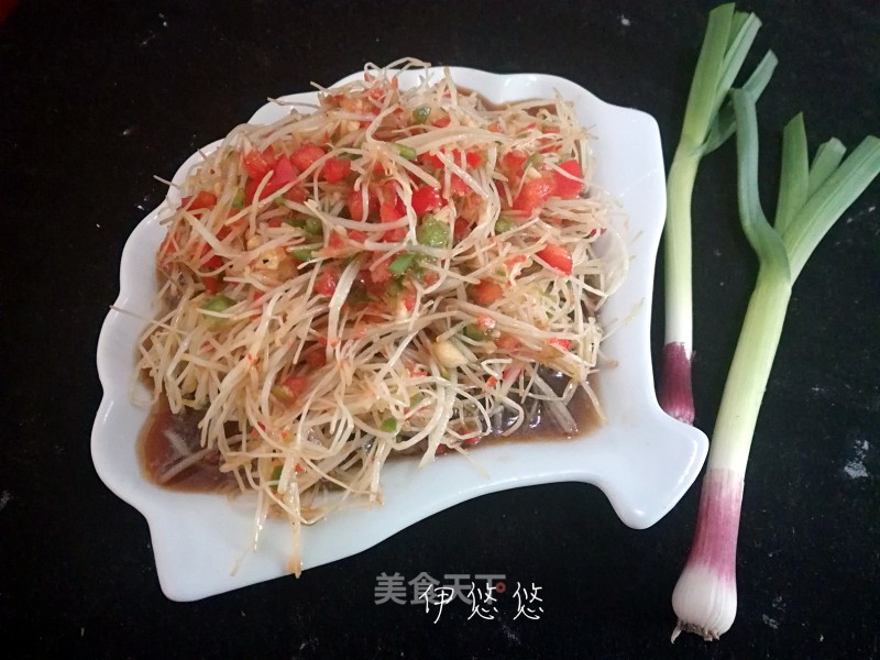 凉拌大蒜须