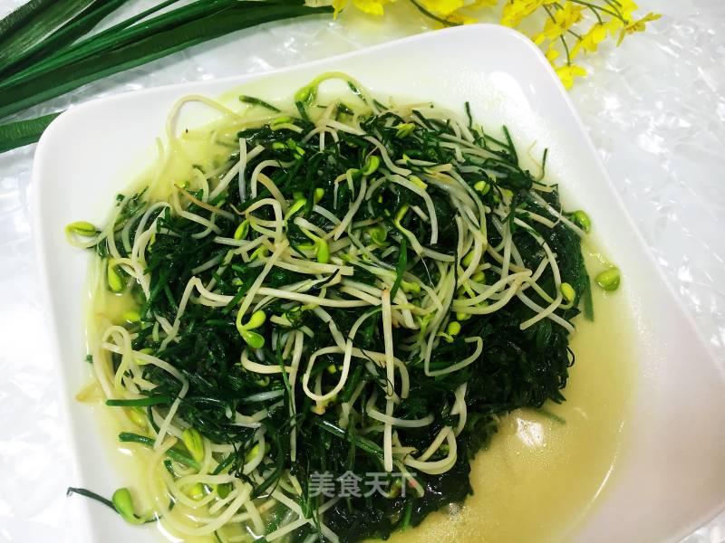 韭菜炒豆芽