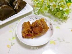 红豆梅花肉粽