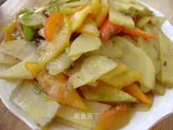 家常菜----尖椒炒土豆片