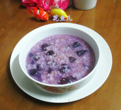 紫薯二米粥