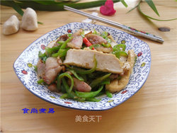 腊肉炒青椒