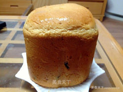 面包机版葡萄干面包!