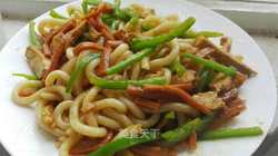 三丝炒乌冬