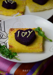 椰香紫薯香脆面包片