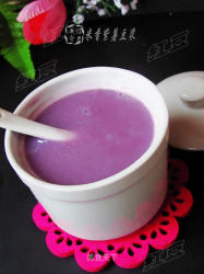 养生豆浆---米香紫薯豆浆