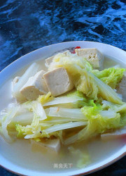 家常菜---【大白菜炖豆腐】