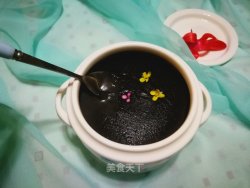 黑芝麻糊(如何让黑芝麻糊更香浓顺滑)