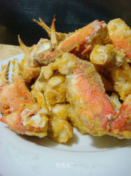 家庭宴客菜“金沙螃蟹”