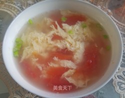 西红柿鸡蛋汤（无油版）