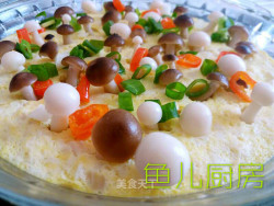 鸡蛋豆腐双菇羹──“鱼儿厨房”私房菜