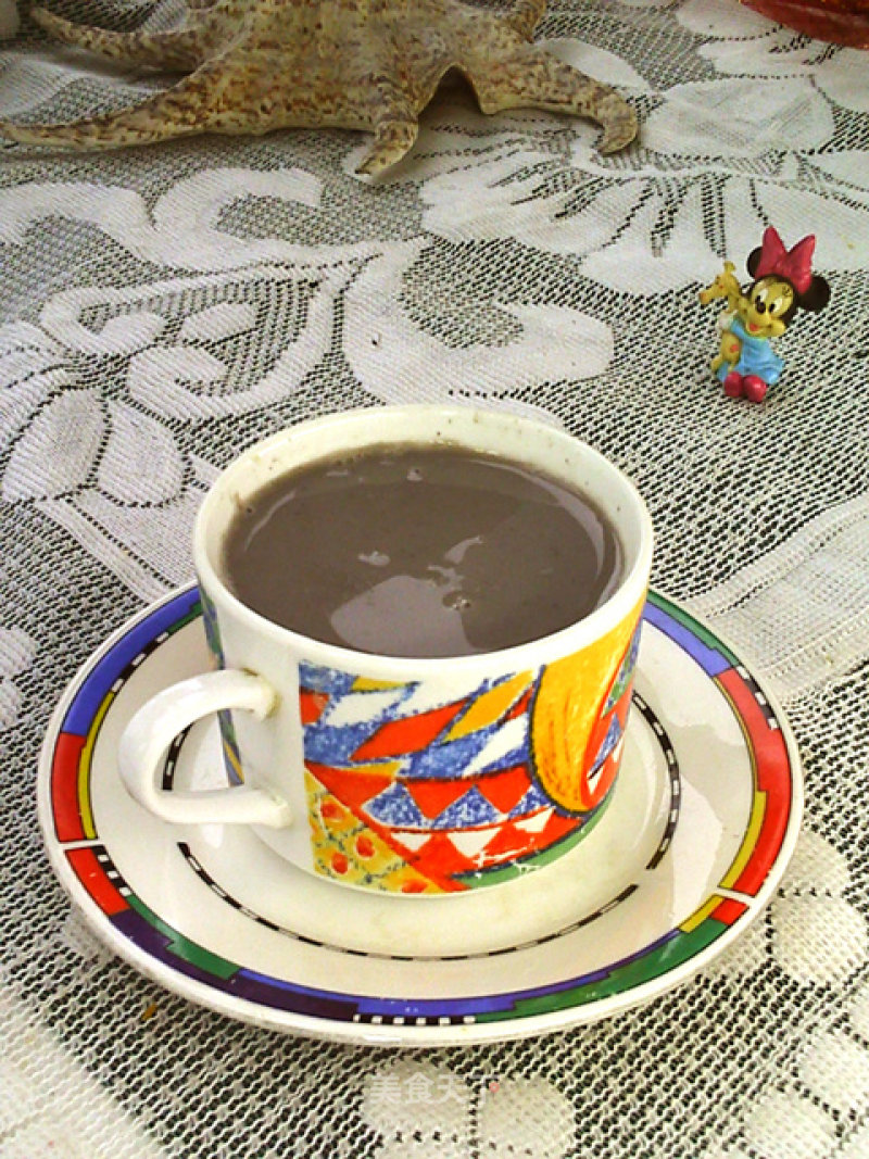 黑白米豆浆