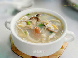 滋阴平肝火--菌菇花蛤汤